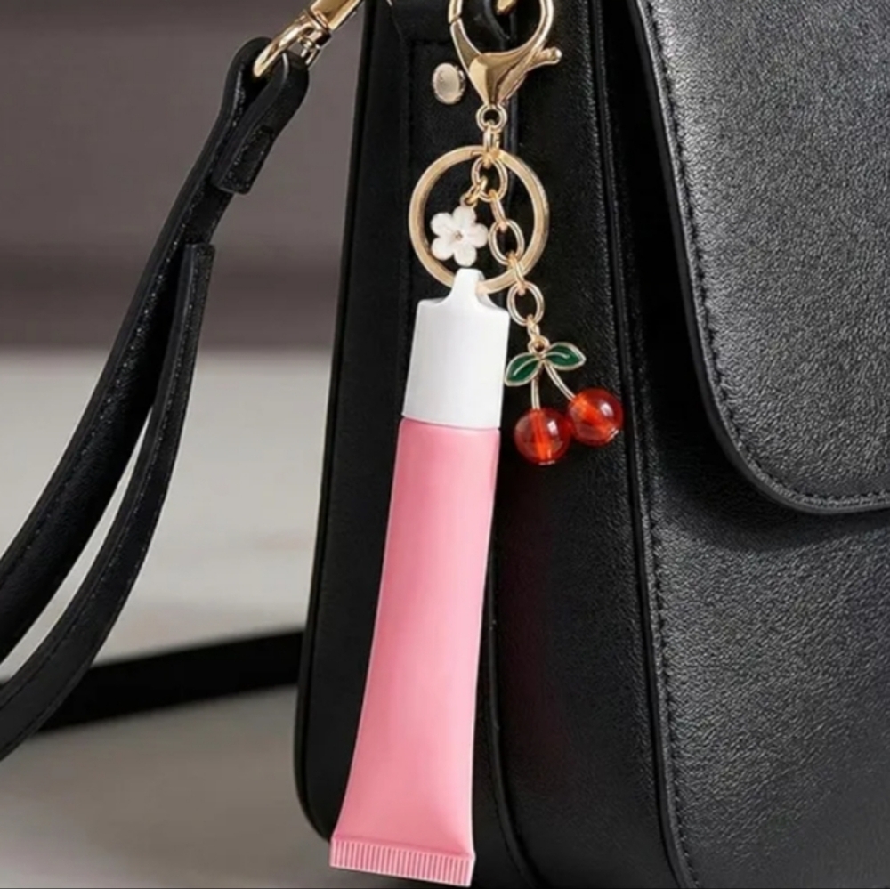 Lip Gloss Topper W/ Cherry Charm